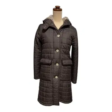 MACKINTOSH 퀼팅 보아 코트 사이즈 34 브라운