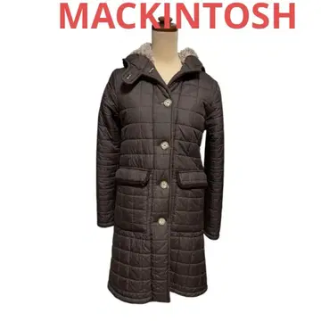 MACKINTOSH 퀼팅 보아 코트 사이즈 34 브라운