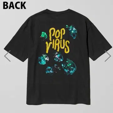 호시노 겐 POP VIRUS WORLD TOUR 티셔츠 블랙