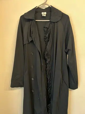 noir kei ninomiya 블랙 롱 코트 XS