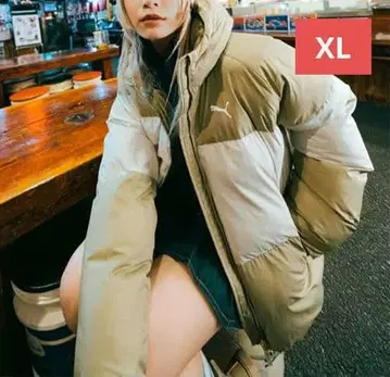 푸마 폴리 퍼 자켓 패딩 자켓