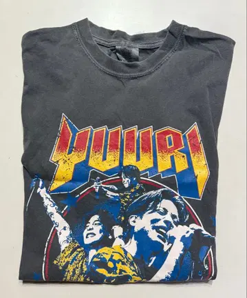 유리 무도관 라이브 2025 회장 한정판 T셔츠 M 사이즈