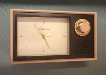 timelesz 아날로그 탁상시계 스피커 포함