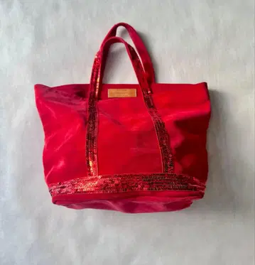 12/14까지 한정 가격 바네사브루노 빨간색 스팽글 핸드백