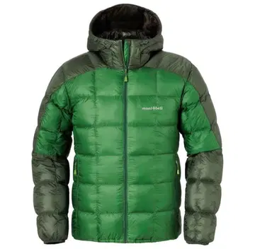 새상품 mont-bell 스페리오 다운 파카 L 사이즈 그린 바이컬러