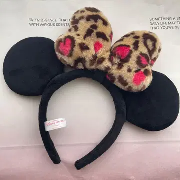 디즈니 리조트 레오파드 무늬 머리띠