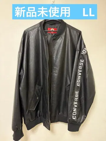CONVERSE 블랙 봄버 자켓 LL