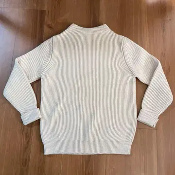 ANDERSEN-ANDERSEN 아이보리 리브 스웨터 S