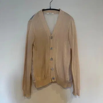 Julien David 비침이 있는 베이지 가디건