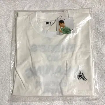 [ 미사용 택 포함 ] 호시노 겐 그래픽T셔츠 ( 반팔 레귤러 핏 )