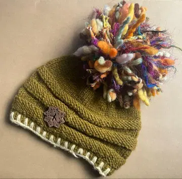 해먹 니트 모자 모자 꽁지 해먹 동양인 에스닉