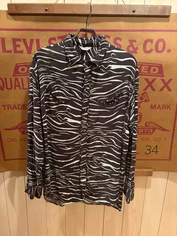 delmar 제브라 패턴 셔츠