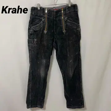 B-1142 Krahe 유로 구제 의류 로거 팬츠 코듀로이 목수 워크