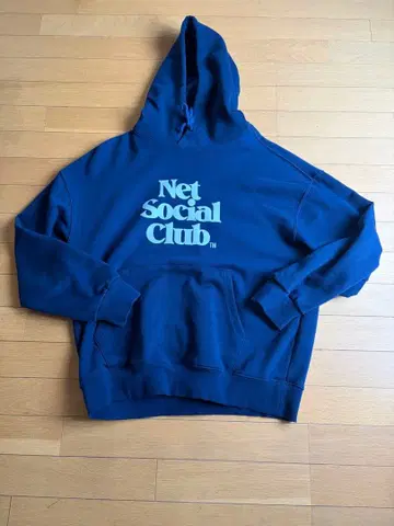 Net social Club 네이비 후드티 L 사이즈