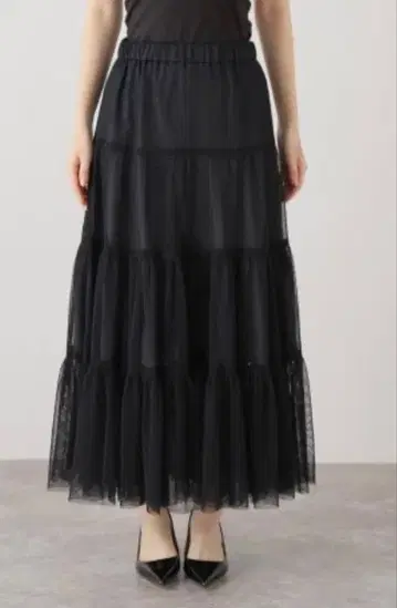 스픽 앤 스팬 플레어 스커트 롱 스커트