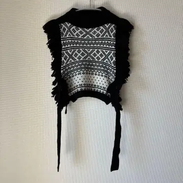 하이크 HYKE 프린지 니트 베스트