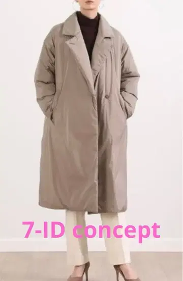 7-ID concept 롱 코트 다운풍