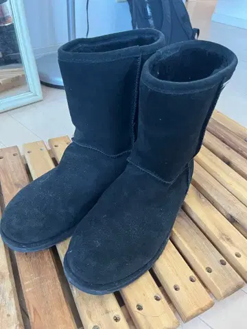 EMU Australia 블랙 어그 부츠 여성용 26cm