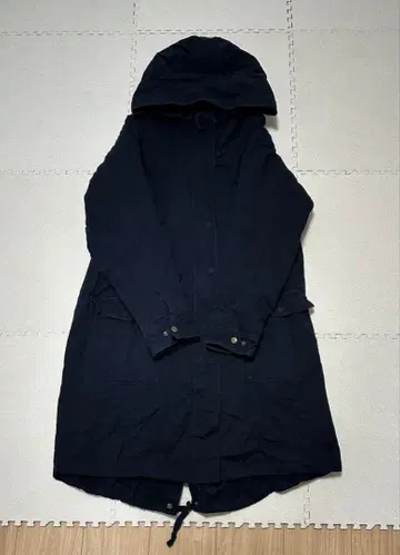 somari 네이비 모즈 코트