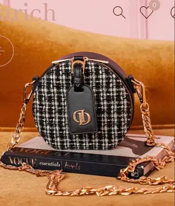 다리치 트위드 서클 백