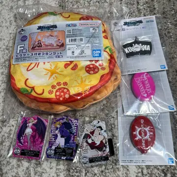 제일복권 원피스 F상 피자 케이스 포함 담요 I상 ACLLECT J상