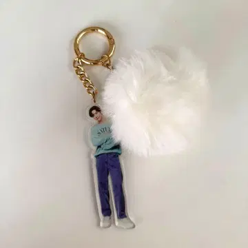 로운 폼폼 키링