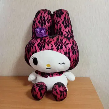마이멜로디 봉제 인형 레이스 무늬