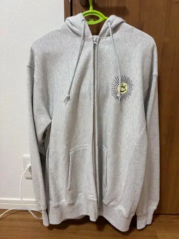 치가사키 FM 후디 집업 속기모 XL 그레이 후드티