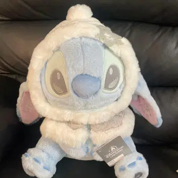 상하이 디즈니 스티치 크리스마스 봉제 인형 완판템 새상품, 택 포함