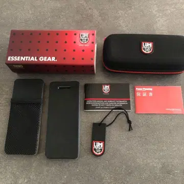 미사용 새상품급 루미녹스 케이스 보증서 취급 설명서