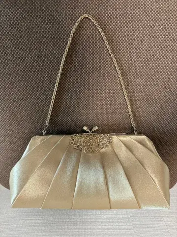 [ 파티 백 ] 골드 새틴