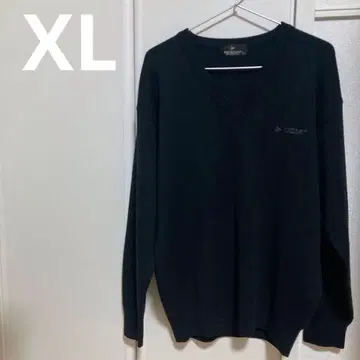 던롭 스웨터 V넥 XL 사이즈 블랙