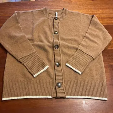 연말 세일 주카 브라운 니트 가디건 긴팔