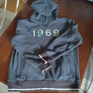 GAP 1969 후드 부착 후드티 그레이