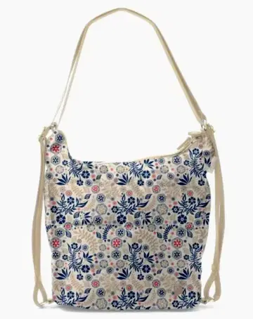 루트 토트 숄더백 (꽃무늬)