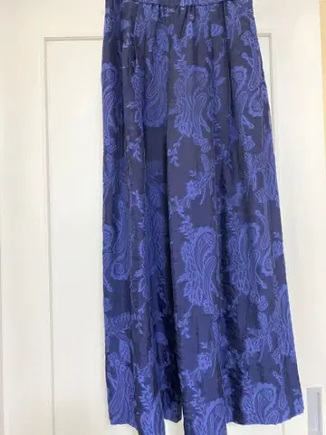 Yacco Maricard the jump 페이즐리 무늬 와이드 팬츠