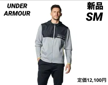 언더아머 후드티 그레이 블랙 SM 새상품 속기모