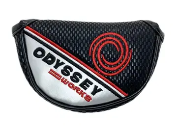 새상품 오딧세이 WORKS 하프 말렛 소형용 퍼터 커버 골프헤드커버