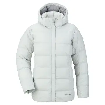 몽벨 트래블 다운 코트 여성용 L 사이즈 라이트 그레이