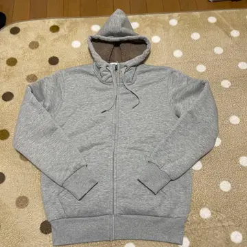 GU 보아 안감 맨투맨 풀 집업 후드티 M 사이즈