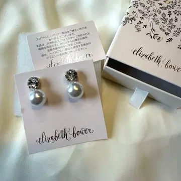 [ Elizabeth Bower ] Duet Stud 귀찌 실버