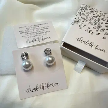 [ Elizabeth Bower ] Duet Stud 귀찌 실버