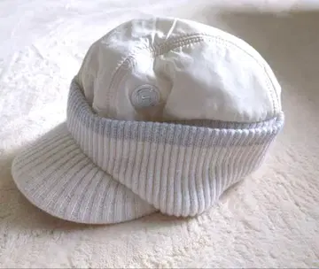 Adabat 니트 모자 크림색