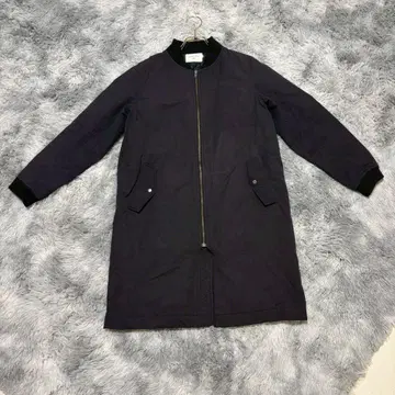 [ 사만사 모스모스 ] ( M ) 충전솜 퀼팅 안감 모즈 코트 리브 절개