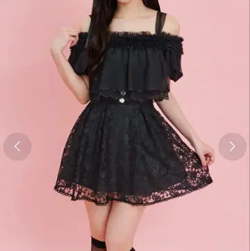 시크릿허니 레이스 치마바지