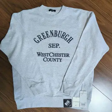 빔즈 레터드 맨투맨 라이트 그레이 S 사이즈