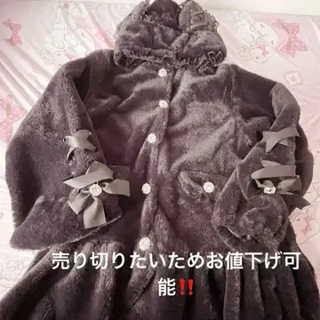 NOEMIE 노에미 코트 퍼 블루종 지뢰계 쿠로미