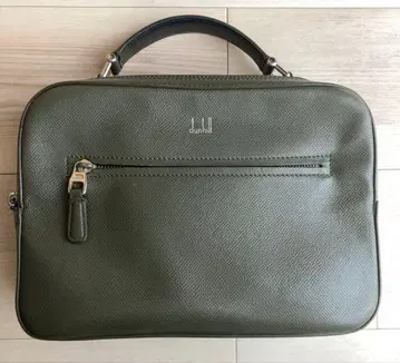 던힐 카드가 탑 핸들백 카키 2way 그린