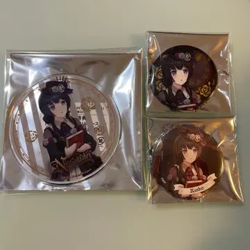 뱅드림 흰금 린코 캔뱃지 코스터