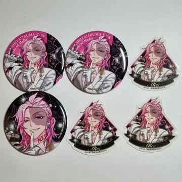 마계의 왕자! 이루마군 마피아 클럽 바빌 앨리스 캔뱃지 스티커